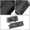 03-07 Chevy Silverado Avalanche Headlights+Bumper Lamp - Smoked Housing Clear Corner