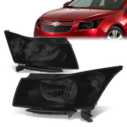 11-15 Chevy Cruze Headlights - Smoked Housing Clear Corner
