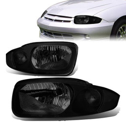 03-05 Chevy Cavalier Headlights - Smoked Housing Clear Corner