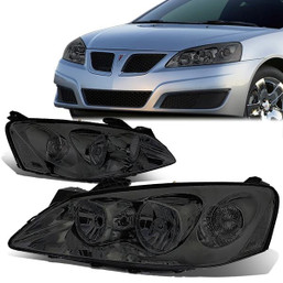 05-10 Pontiac G6 Headlights - Smoked Housing Clear Corner
