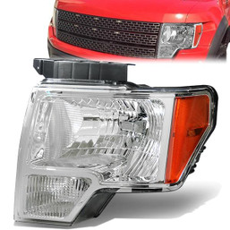 09-14 Ford F-150 Left/Driver Side Headlight - Factory Style - FO2502287