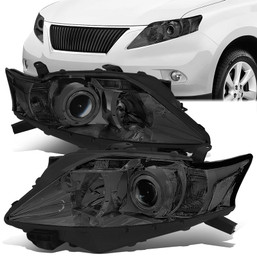 10-12 Lexus RX350 OE Style Projector Headlights - Tinted Lens Clear Corner