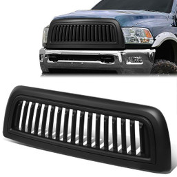 10-18 Ram 2500 3500 Front Grille - Badgeless Vertical Fence Style - Matte Black 10-18 Ram 2500 3500 Front Grille - Badgeless Vertical Fence Style - Matte Black