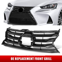 CAAP <br> Factory Replacement Horizontal Slats Grille <br> 17-20 Lexus IS300 IS350 CAAP <br> Factory Replacement Horizontal Slats Grille <br> 17-20 Lexus IS300 IS350