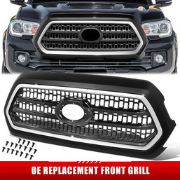CAAP <br> Factory Replacement Grille w/Badge Slot <br> 16-17 Toyota Tacoma TRD Sport CAAP <br> Factory Replacement Grille w/Badge Slot <br> 16-17 Toyota Tacoma TRD Sport
