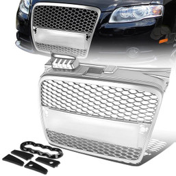 05-08 Audi A4 Quattro B7 Typ 8E 8H Front Grille - Honeycomb Mesh - Chrome 05-08 Audi A4 Quattro B7 Typ 8E 8H Front Grille - Honeycomb Mesh - Chrome
