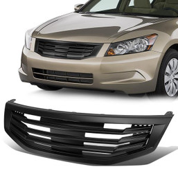 08-10 Honda Accord Sedan Front Grille - Badgeless Style - Black 08-10 Honda Accord Sedan Front Grille - Badgeless Style - Black