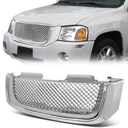 02-09 GMC Envoy XL XUV Front Grille - Badgeless Diamond Mesh - Chrome 02-09 GMC Envoy XL XUV Front Grille - Badgeless Diamond Mesh - Chrome