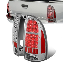 05-15 Toyota Tacoma LED Rear Brake Tail Lights - Chrome Housing