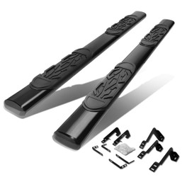 99-14 Chevy Silverado GMC Sierra Crew Cab 6"OD Oval Side Step Nerf Bar - Powder Coated Steel 99-14 Chevy Silverado GMC Sierra Crew Cab 6"OD Oval Side Step Nerf Bar - Powder Coated Steel