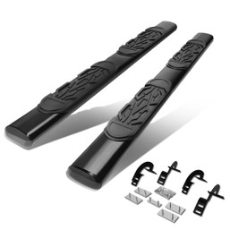 97-03 Ford F150 F250 Light Duty SuperCab 6"OD Oval Side Step Nerf Bar - Powder Coated Steel