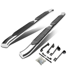 02-08 Dodge Ram 1500 2500 3500 Quad Crew Cab 4"OD Oval Side Step Nerf Bar - Stainless Steel 02-08 Dodge Ram 1500 2500 3500 Quad Crew Cab 4"OD Oval Side Step Nerf Bar - Stainless Steel