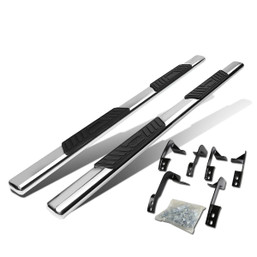 11-20 Ram 1500 2500 3500 Crew Cab 5"OD Oval Side Step Nerf Bar - Stainless Steel 11-20 Ram 1500 2500 3500 Crew Cab 5"OD Oval Side Step Nerf Bar - Stainless Steel