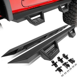 18-22 Jeep Wrangler Unlimited 3"OD Drop Step Nerf Bars - Aluminum 18-22 Jeep Wrangler Unlimited 3"OD Drop Step Nerf Bars - Aluminum