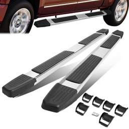 15-20 Ford F150 17-20 F250 Super Duty Extended Cab 6"OD Step Bar Running Boards - Stainless Steel
