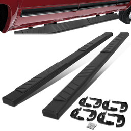 04-14 Ford F150 Super Extended Cab 4.9"OD Step Bar Running Board - Black 04-14 Ford F150 Super Extended Cab 4.9"OD Step Bar Running Board - Black
