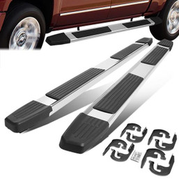 04-14 Ford F150 Crew Cab 6" Flat Side Step Bar Running Boards - Stainless Steel 04-14 Ford F150 Crew Cab 6" Flat Side Step Bar Running Boards - Stainless Steel