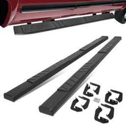07-21 Toyota Tundra CrewMax Cab 4.5" Flat Side Steps Running Boards - Textured Finish