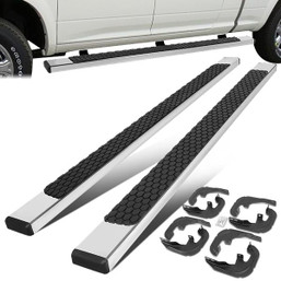 19-22 Chevy Silverado GMC Sierra Crew Cab 5" Flat Side Step Bar Running Boards - Stainless Steel