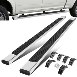 99-16 Ford F250-F550 Super Duty Super Crew Cab 5" Flat Step Bar Running Boards - Stainless Steel 99-16 Ford F250-F550 Super Duty Super Crew Cab 5" Flat Step Bar Running Boards - Stainless Steel
