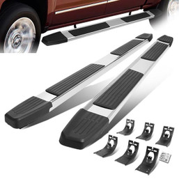 11-22 Dodge Ram 1500 Extended/Quad Cab 6" Flat Side Step Running Boards - Stainless Steel 11-22 Dodge Ram 1500 Extended/Quad Cab 6" Flat Side Step Running Boards - Stainless Steel