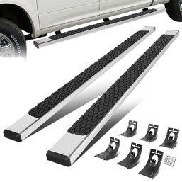 11-18 Ram 1500 Extended/Quad Cab 5" Flat Step Bar Running Boards - Stainless Steel