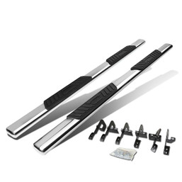 09-14 Ford F150 SuperCrew Cab 5"OD Oval Side Step Nerf Bar - Stainless Steel 09-14 Ford F150 SuperCrew Cab 5"OD Oval Side Step Nerf Bar - Stainless Steel