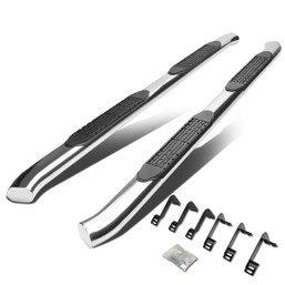 04-15 Nissan Titan Crew Cab 4"OD Oval Side Step Nerf Bar - Stainless Steel 04-15 Nissan Titan Crew Cab 4"OD Oval Side Step Nerf Bar - Stainless Steel