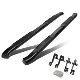04-14 Ford F150 Crew Cab 4"OD Oval Side Step Nerf Bar - Powder Coated Steel 04-14 Ford F150 Crew Cab 4"OD Oval Side Step Nerf Bar - Powder Coated Steel