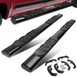 19-21 Chevy Silverado 1500 Extended Cab 6''OD Step Bar Running Boards - Black 19-21 Chevy Silverado 1500 Extended Cab 6''OD Step Bar Running Boards - Black