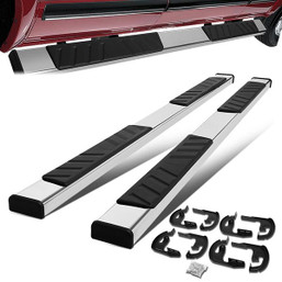 04-14 Ford F150 Super Extended Cab 4.9"OD Step Bar Running Board - Stainless Steel 04-14 Ford F150 Super Extended Cab 4.9"OD Step Bar Running Board - Stainless Steel