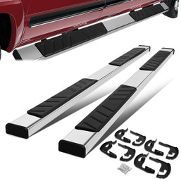 04-14 Ford F150 Crew Cab 5" OD Side Step Bar Running Boards - Stainless Steel 04-14 Ford F150 Crew Cab 5" OD Side Step Bar Running Boards - Stainless Steel