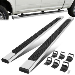 15-22 Ford F150/17-20 F250 F350 Extended Super Cab 5" Flat Step Bar Running Boards - Stainless Steel 15-22 Ford F150/17-20 F250 F350 Extended Super Cab 5" Flat Step Bar Running Boards - Stainless Steel