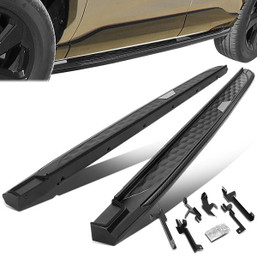 For 19-20 Toyota Rav4 5.5"OD Aluminum Side Step Bar Running Board w/Carbon Trim For 19-20 Toyota Rav4 5.5"OD Aluminum Side Step Bar Running Board w/Carbon Trim