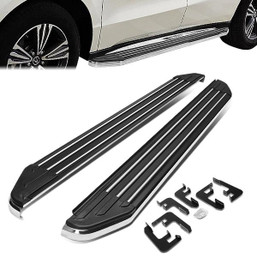 14-19 Acura MDX 5.5"OD Side Step Bar Running Boards - Aluminum 14-19 Acura MDX 5.5"OD Side Step Bar Running Boards - Aluminum