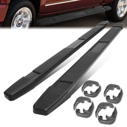 19-22 Chevy Silverado GMC Sierra 1500 Crew Cab 6"OD Side Step Bar Running Boards - Aluminum - Black 19-22 Chevy Silverado GMC Sierra 1500 Crew Cab 6"OD Side Step Bar Running Boards - Aluminum - Black