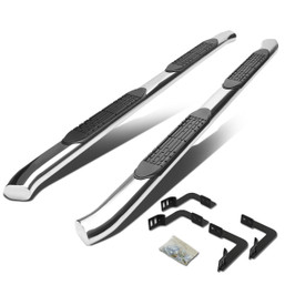 05-20 Nissan Frontier 09-12 Equator Crew Cab 4"OD Oval Side Step Nerf Bar - Stainless Steel 05-20 Nissan Frontier 09-12 Equator Crew Cab 4"OD Oval Side Step Nerf Bar - Stainless Steel