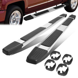 19-22 Chevy Silverado GMC Sierra 1500 Crew Cab 6"OD Side Step Bar Running Boards - Stainless Steel