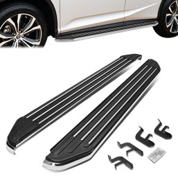 16-19 Lexus RX350 RX350L RX450H RX450HL 5.5"OD Side Step Bar Running Boards - Aluminum