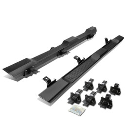 07-18 Jeep Wrangler JK 4-Door Side Steps Nerf Bar Running Boards - Factory Style 07-18 Jeep Wrangler JK 4-Door Side Steps Nerf Bar Running Boards - Factory Style