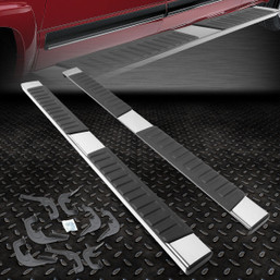 FOR 07-19 SILVERADO SIERRA CREW CAB CHROME 6" SIDE STEP NERF BAR RUNNING BOARD FOR 07-19 SILVERADO SIERRA CREW CAB CHROME 6" SIDE STEP NERF BAR RUNNING BOARD