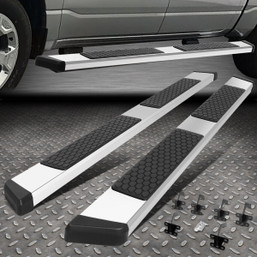 FOR 19-24 RAM 1500 CREW CAB CHROME SS 5.5" FLAT SIDE STEP NERF BAR RUNNING BOARD FOR 19-24 RAM 1500 CREW CAB CHROME SS 5.5" FLAT SIDE STEP NERF BAR RUNNING BOARD
