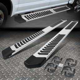 FOR 04-14 FORD F-150 CREW CAB 6.25" ALUMINUM RUNNING BOARDS SIDE STEP NERF BARS FOR 04-14 FORD F-150 CREW CAB 6.25" ALUMINUM RUNNING BOARDS SIDE STEP NERF BARS