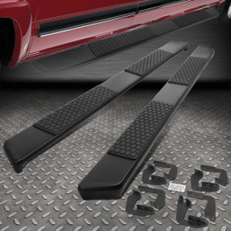 FOR 07-21 TOYOTA TUNDRA CREWMAX CAB BLACK 5.5" SS SIDE STEP BAR RUNNING BOARDS FOR 07-21 TOYOTA TUNDRA CREWMAX CAB BLACK 5.5" SS SIDE STEP BAR RUNNING BOARDS