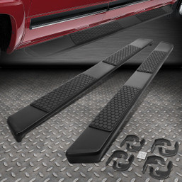 FOR 19-24 SILVERADO SIERRA CREW CAB 5.5" BLACK SS STEP NERF BAR RUNNING BOARDS FOR 19-24 SILVERADO SIERRA CREW CAB 5.5" BLACK SS STEP NERF BAR RUNNING BOARDS