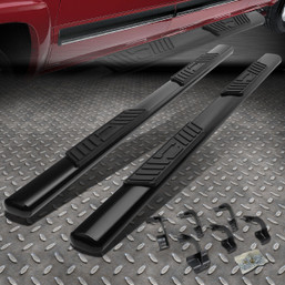 FOR 15-20 FORD F150/SUPER DUTY CREW 5" SIDE STEP NERF BAR RUNNING BOARDS BLACK FOR 15-20 FORD F150/SUPER DUTY CREW 5" SIDE STEP NERF BAR RUNNING BOARDS BLACK