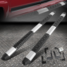 FOR 07-19 SILVERADO/SIERRA CREW CAB LIGHT WEIGHT 5"ALUMINUM SIDE STEP NERF BARS FOR 07-19 SILVERADO/SIERRA CREW CAB LIGHT WEIGHT 5"ALUMINUM SIDE STEP NERF BARS