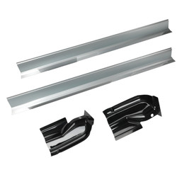 Outer Rocker Panels + Cab Corners Set of 4 for Ford F-150 Crew Cab 4 Door 09-14 Outer Rocker Panels + Cab Corners Set of 4 for Ford F-150 Crew Cab 4 Door 09-14