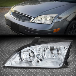 For 05-07 Ford Focus OE Style Chrome Housing Driver Left Side Headlight Lamp