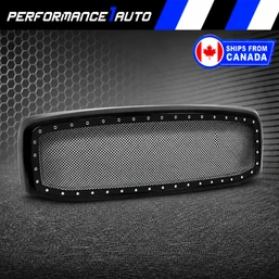 Fit For Dodge Ram 1500 2006-2008 Front Hood Grille Black Mesh